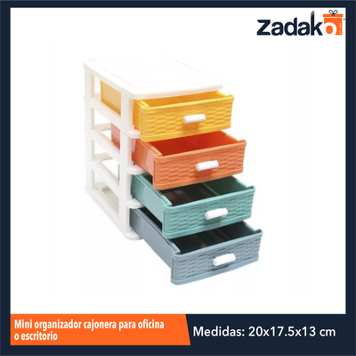 ZP-1539 MINI ORGANIZADOR CAJONERA PARA OFICINA O ESCRITORIO CON 1 PZ O CAJA CON 36 PZS