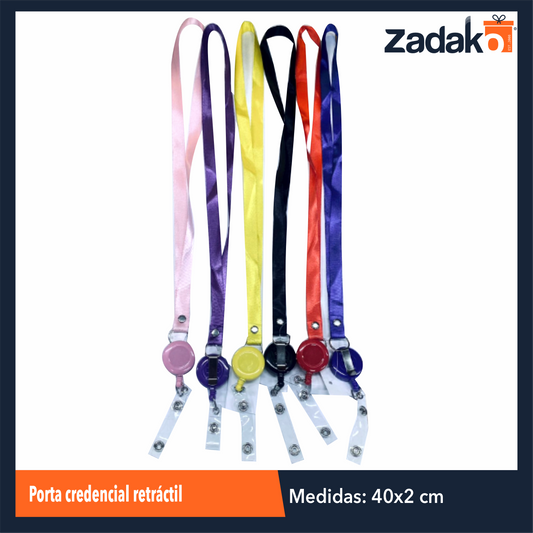 ZP-1545 PORTA CREDENCIAL RETRACTIL    CON 1 PZS O CAJA CON 2000 PZS