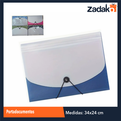 ZP-1551 PORTADOCUMENTOS 33X24X 2 CON 1 PZ O CAJA CON 80 PZS