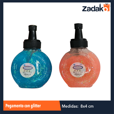 ZP-1552 PEGAMENTO CON GLITTER CON 1 PZ O CAJA CON 360 PZS