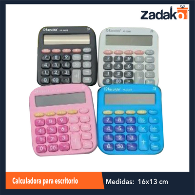 ZP-1636 CALCULADORA PARA ESCRITORIO CON 1 PZ O CAJA CON 120 PZS