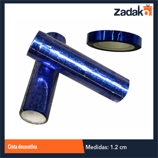 ZP-1641 CINTA DECORATIVA CON 12 PIEZAS O CAJA CON 60 PQTS