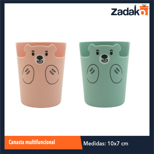 ZP-1651 CANASTA MULTIFUNCIONAL DE 10x7 CM CON 1 PZ O CAJA CON 360 PZS