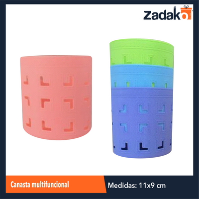 ZP-1653 CANASTA MULTIFUNCIONAL DE 11 X 9 CM CON 1 PZ O CAJA CON 360 PZS