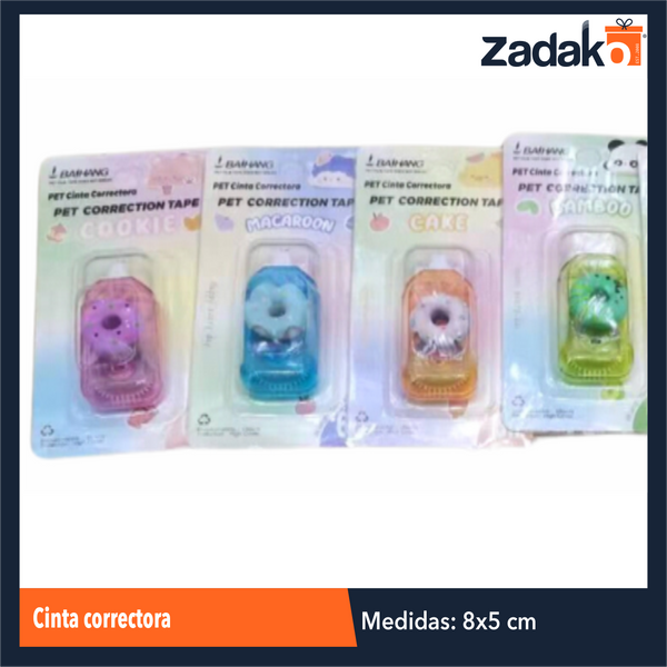 ZP-1671 CINTA CORRECTORA CON 1 PZ O CAJA CON 576 PZS