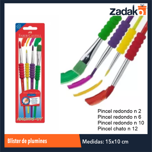 ZP-1675 BLISTER DE PLUMINES CON 1 PZ O CAJA CON 288 PQTS