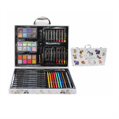 ZP-1264 SET DE PINTURA Y MARCADORES DE COLORES DOBLE PUNTA CON 1 PZ O CAJA CON 20 PZS