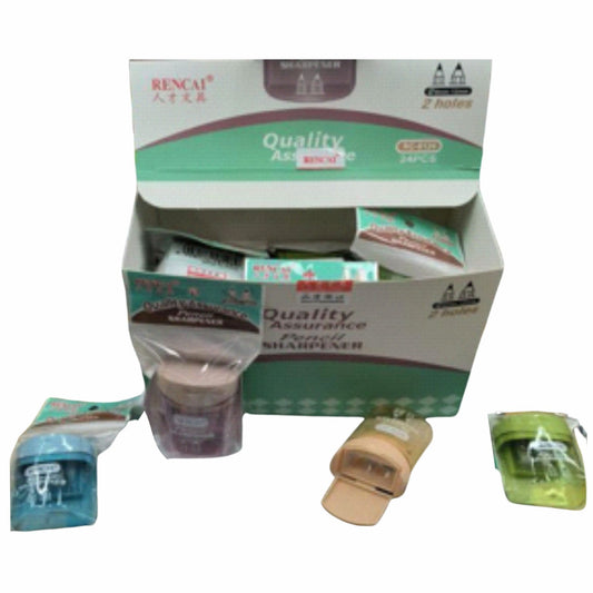 ZP-1763 SACAPUNTAS CON DEPOSITO 1 PZ, CAJA CON 1152 PZS