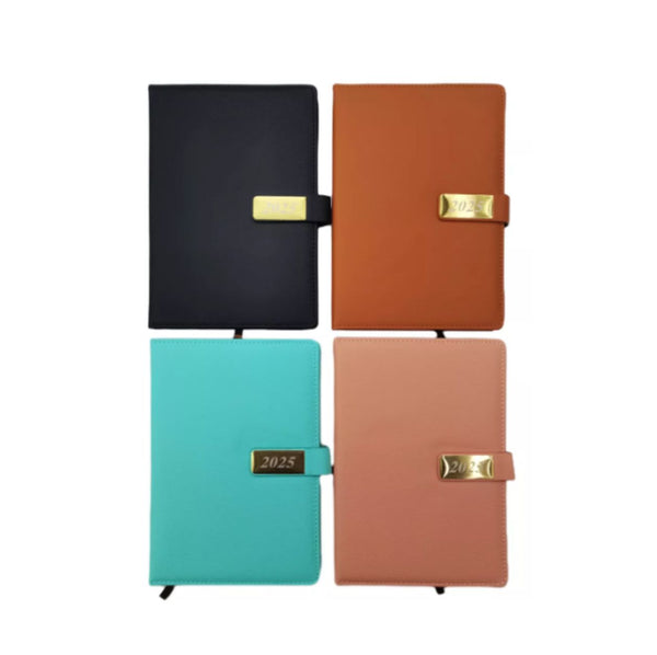ZP-2003 / HFY-12842 AGENDA LISA 14.5 X 21 CM 2025 CON 1 PZ O CAJA CON 80 PZS