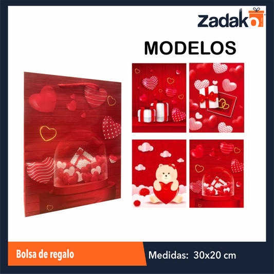 ZT-0126 BOLSA DE REGALO CON 1 PZ O CAJA CON 600 PZS