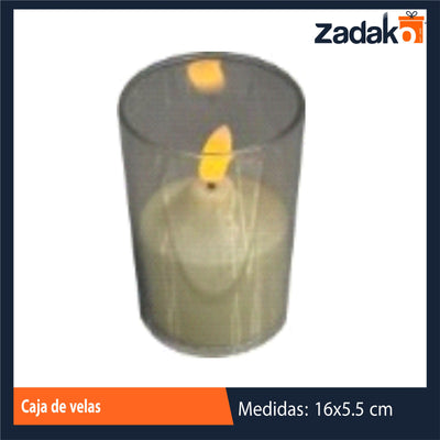 ZT-0410 CAJA DE VELAS 5.5 X 16 CM CON 12 PZS O CAJA CON 20 PQTS