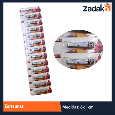 ZH-0117 CORTAUÑAS, CON 12 PZS, O CAJA CON 60 PQTS