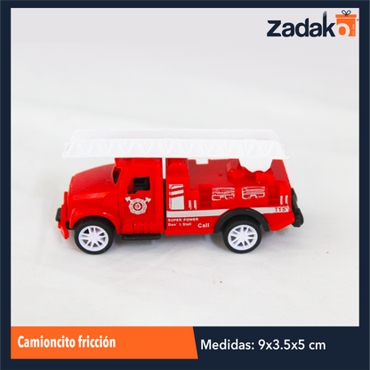 ZK-8169 CAMIONCITO FRICCION CON 1 PZ O CAJA CON 800 PZS