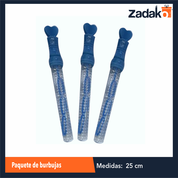 ZJ-1476 PAQUETE DE BURBUJAS DE 25 CM CON 24 PIEZAS, O CAJA CON 12 PQTS