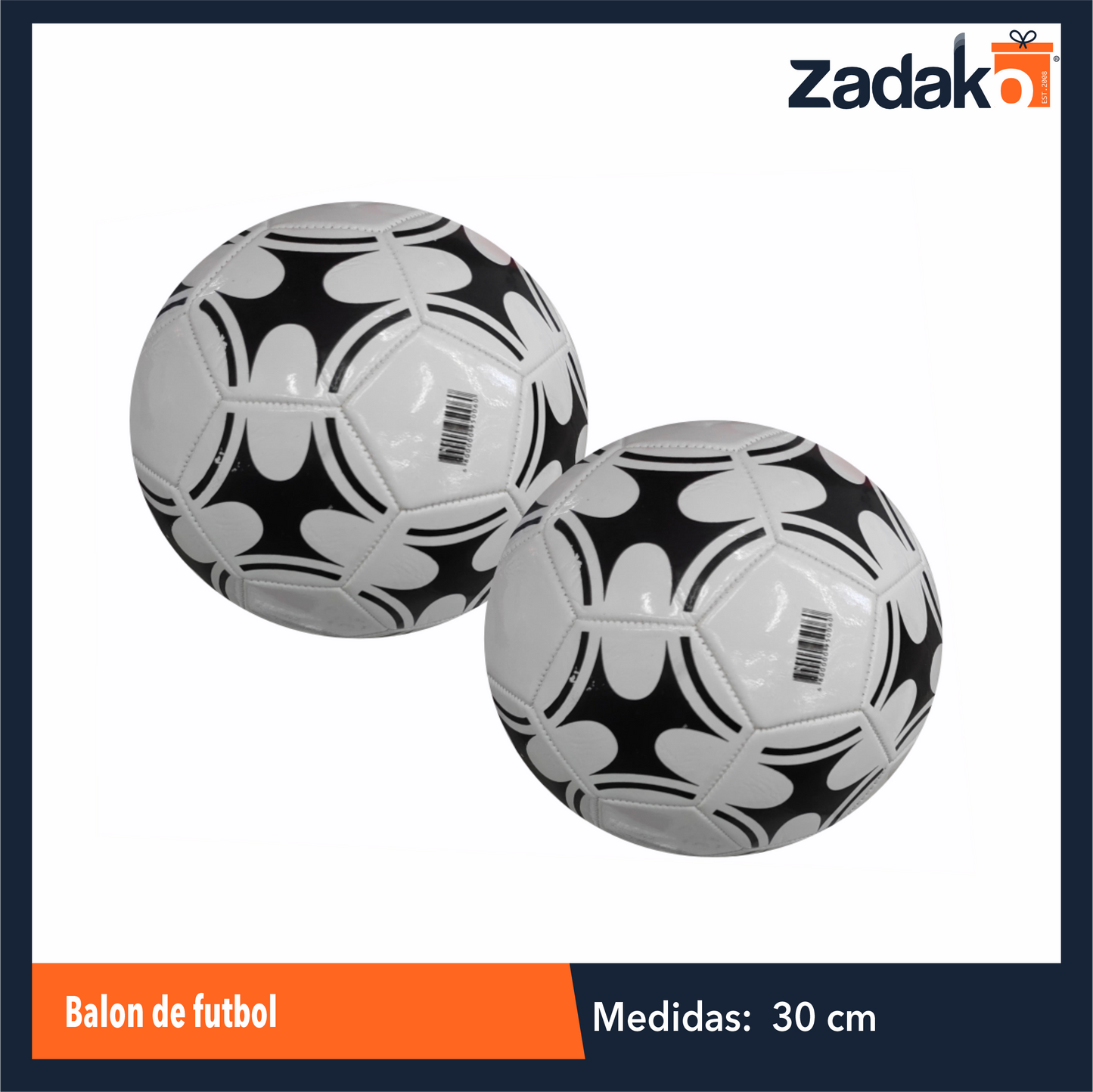 ZJ-1493 BALON DE FUTBOL CON 1 PZ O CAJA CON 100 PZS