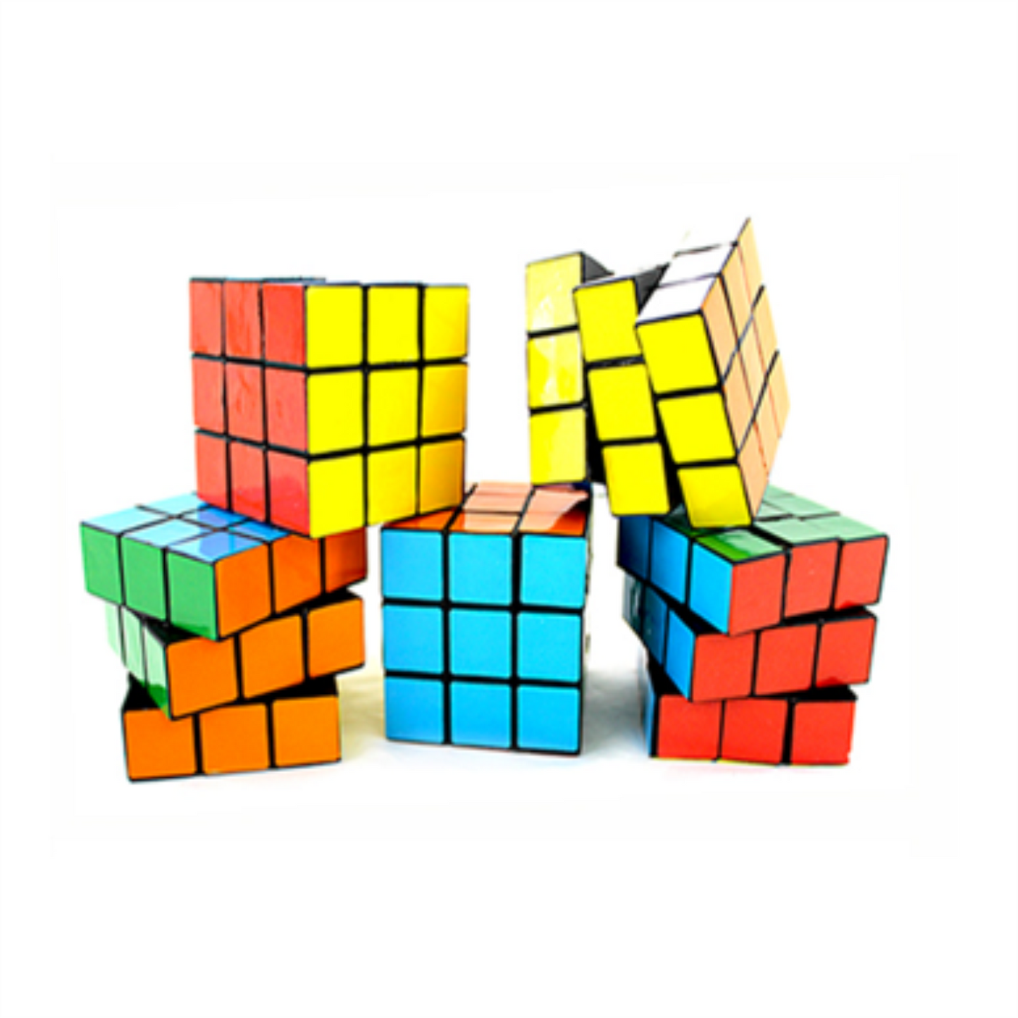 ZJ-0034 CUBO RUBIK, 6 X 6 CM CON 12 PZS, O CAJA CON 30 PQTS