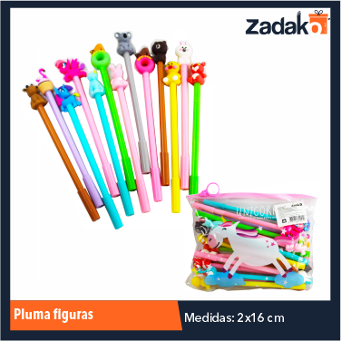 ZP-0925 PLUMA FIGURAS CON 20 PZS O CAJA CON 100 PQTS