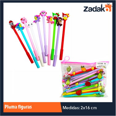 ZP-0926 PLUMA FIGURAS CON 20 PZS O CAJA CON 100 PQTS